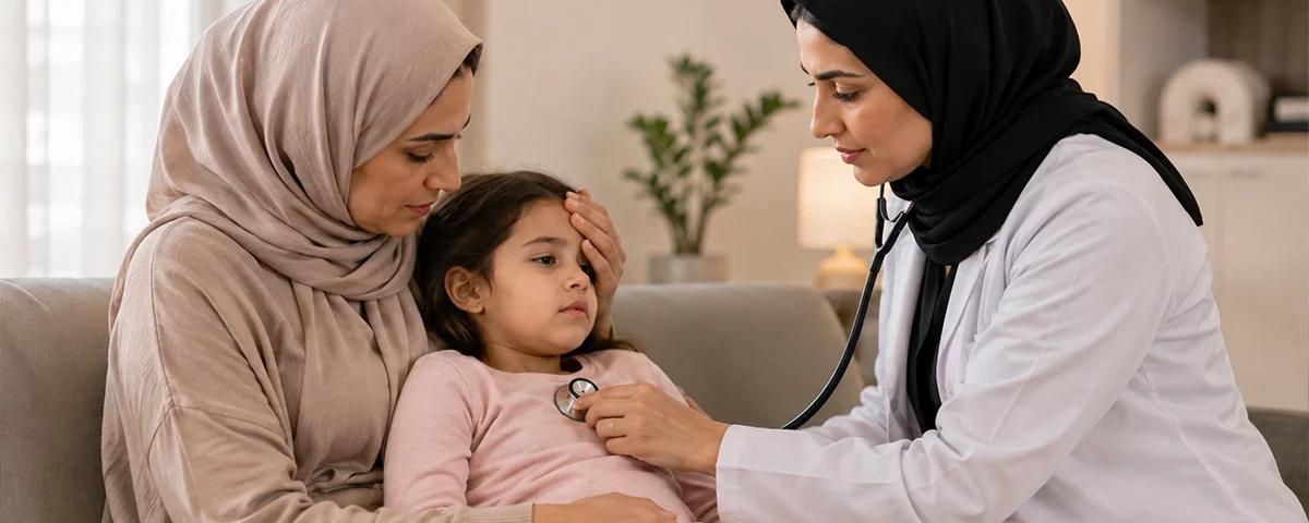 أعراض أمراض الطفولة